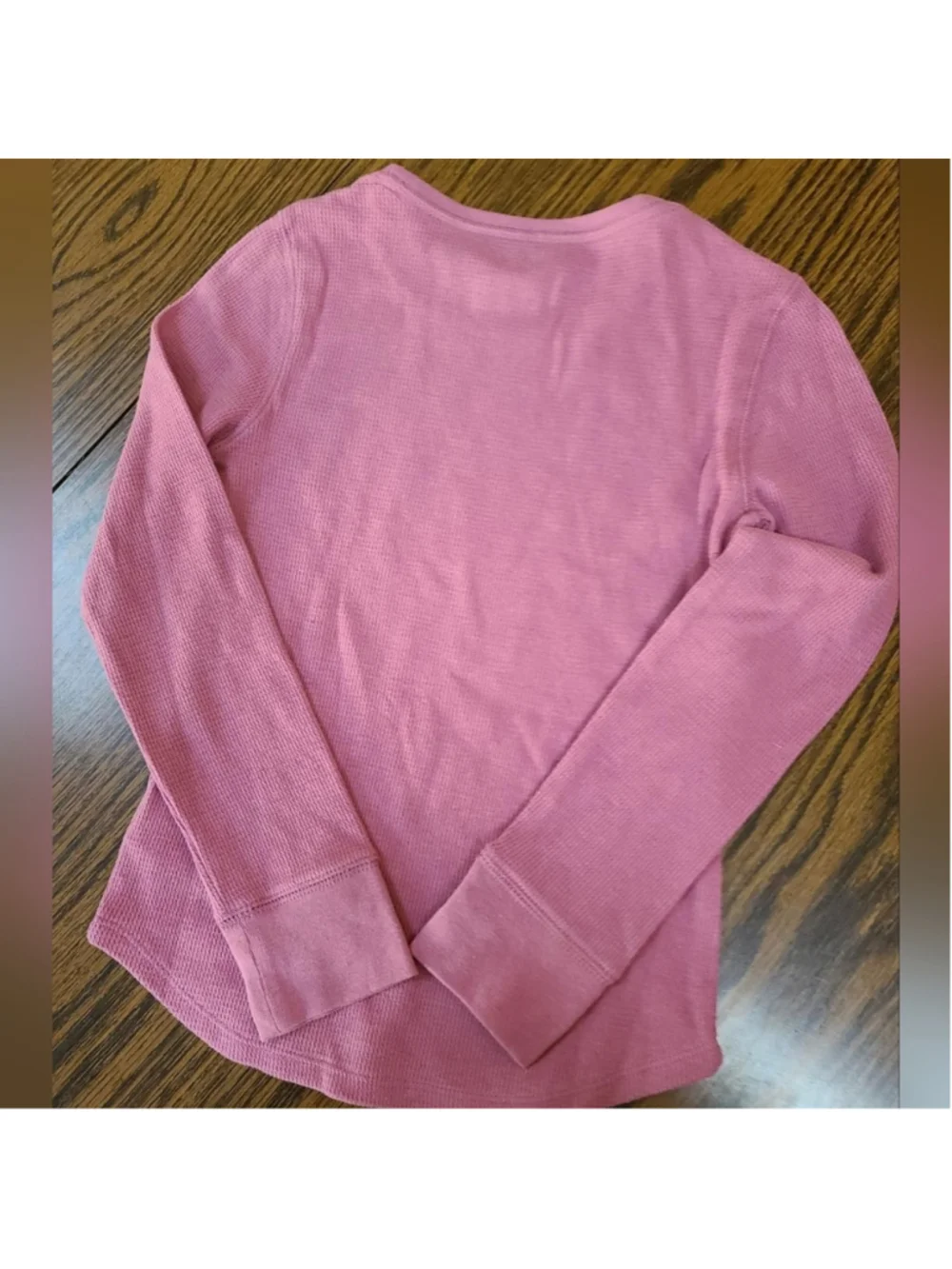 Girls Old Navy Pink Waffle Thermal & SO Skinny Floral Jeans Set Size 10 / L (10-
